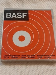 New BASF TP18 reel To Reel Tape SEALED 7″ HIFI 1080m Brand New Factory Sealed