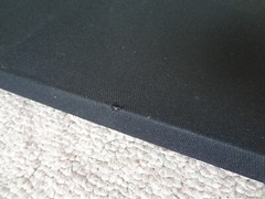 FISHER GRILL COVER SET REMOVED FROM MODEL STV-758 TOWER FLOOR SPEAKER SYSTEM
