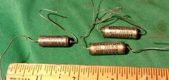 (3) SPRAGUE Vitamin Q .02uF 200 & 600VDC Mil Spec Cap NOS Test OK!
