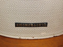 VTG ELECTROHOME SPEAKER CIRCLE SOUND MCM WOOD HANG CHAIN MUSIC FOR RECORD RARE