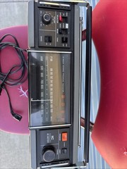 PANASONIC SPACER FM-AM RADIO STEREO 8 TRACK PLAYER RF-7100 Tested Works Great