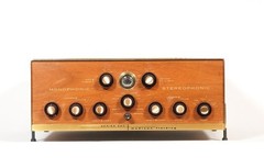 Very Rare Madison Fielding 320 Vintage Stereo Tube Amp w/Blond Panel & Magic Eye