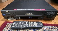 JVC HR-S3600U S-VHS Super VHS VCR Player Recorder Hi-Fi Stereo w/ Remote TESTED!