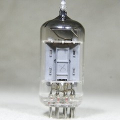 Siemens (Telefunken Label) 12AU7/ECC82 Long Plate Angled D-Getter Germany 1956