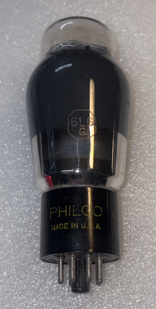 Philco 6L6G Power Vacuum Tube Amplitrex AT1000 Tested NOS 105%