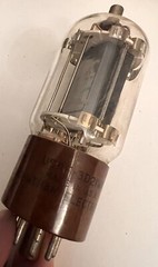 USAF Chatham 3D21WA Beam Power Vacuum Tube Brown Base