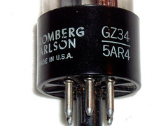 1960 GE FAT BASE 5AR4 / GZ-34 – for STROMBERG CARLSON