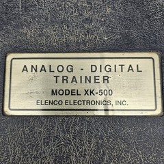 Vintage Elenco XK-500 Analog – Digital Trainer with Case – Powers On – AS IS