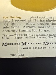 Vintage Scotch Brand Leader and Timing Tape 150 ft. 282-0263