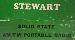 Vintage Stewart – TR-1 – AM FM Portable Radio – Tested – Complete in Retail Box