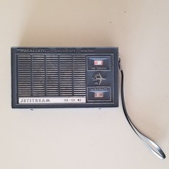 Vtg Realistic Jetstream 12-626 Solid State Radio AM/VHF *Works* [E1 411].