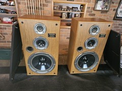 **USA MADE** Vintage Technics SB-CR77 3-Way Floor Speakers Pair 200W 8ohm