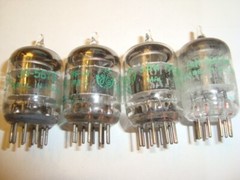Lot of Four JAN- 5670W Tubes, GE