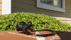 NOS AC Cord 6′ Black Non-Polarized 2-prong-Radio etc Restorations-Free Ship US