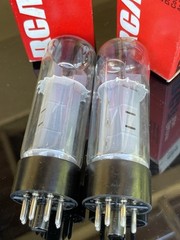 Pair RCA by Matsushita EL34 6CA7 Tubes & Boxes GT Britain Hickok TV7 Tested