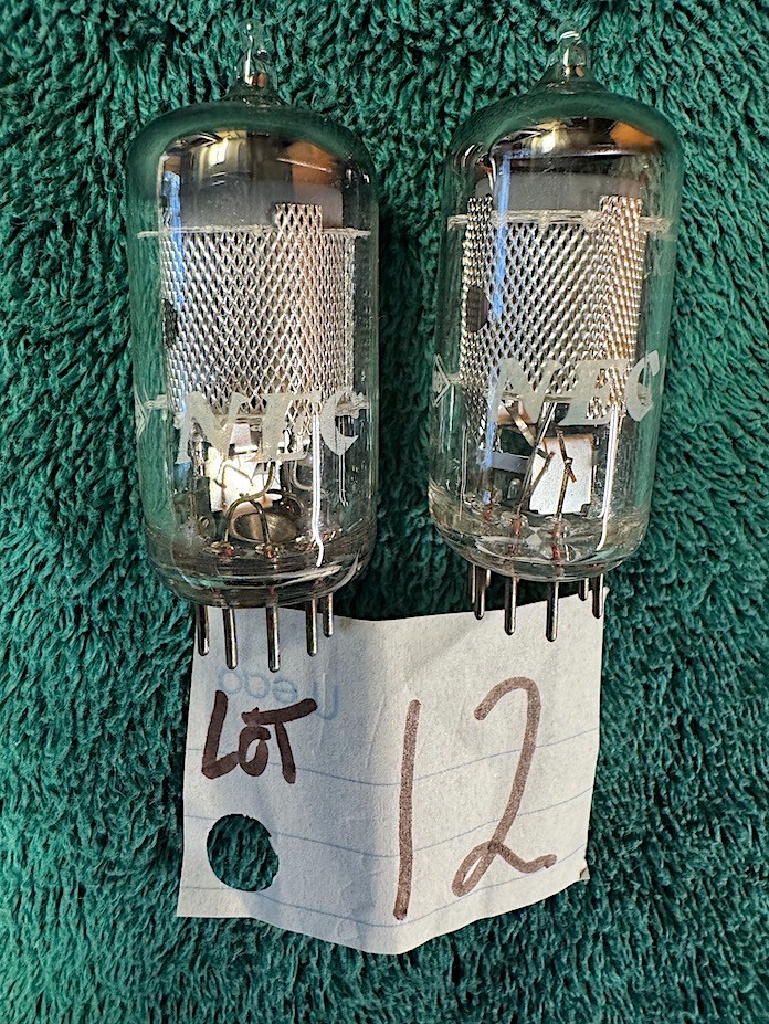 2 NEC 6267 EF86 Akai Roberts Fisher Quad amplifier receiver preamplifier tubes