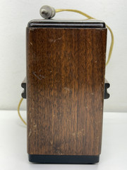 Vintage Webster Electric Teletalk Wood Intercom Remote Speaker Cabinet Station