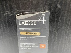 JBL LXE330 LXE-330 Two-Way Bookshelf Speaker 200-Watts at 8-Ohms Pair Black
