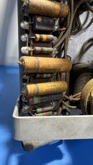 1930s–1940s Vintage Tube Radio Power Supply Chassis w/ Transformer