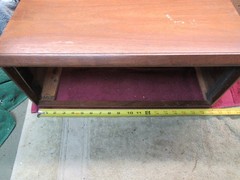 Vintage Stereo Radio Hi-Fi Wood Cabinet Mcintosh Fisher Scott 18-3/4″x6-5/8″X12″