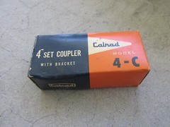 CALRAD 4 SET COUPLER WITH BRACKET MODEL 4-C NEW NEVER USED