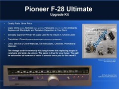 Pioneer F-28 Tuner Ultimate Restoration Kit – Wima, OnSemi, Nichicon