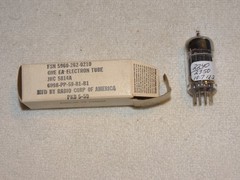 2 x 5814A (12AU7) RCA Tubes*Super Strong Pair*Black-O*NOS_NIB* #R5