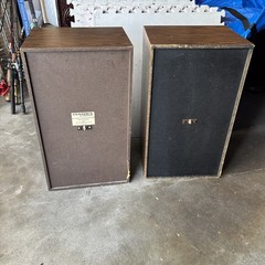 Pair Of Pioneer Centrex 10” 3 Way Speakers System 30 Watts RMS Per Channel USA