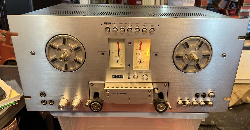 Pioneer RT-707 Direct Drive Auto Reverse Reel to Reel Tested & Works
