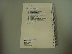 Vintage HP 18C Owner’s Handbook User Manual Hewlett Packard Calculator