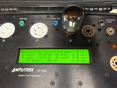 Sylvania 5881 Power Vacuum Tube Amplitrex Tested Strong 90%