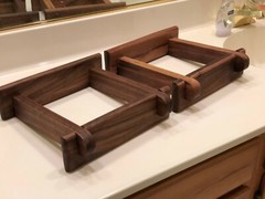 Custom Made Oiled Red Oak Speaker Stands for Klipsch Heresy All Models