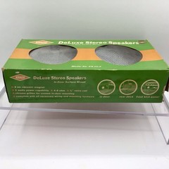 Vintage Kraco Deluxe Stereo Speakers, Model KS-111-F, Japan, 1960s/1970s, NOS