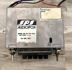 Audiobox Car Radio Model #83-IM-PBA, UNTESTED FOR PARTS