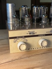 Vintage National Kit STA-24 Tube Amplifier Stereo Integrated Amp Untested