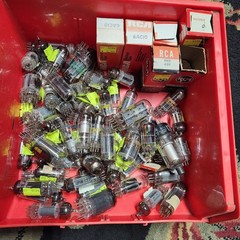 Assorted Vintage Electronic Vacuum Tubes Lot of Various Brands RCA Electron Tube