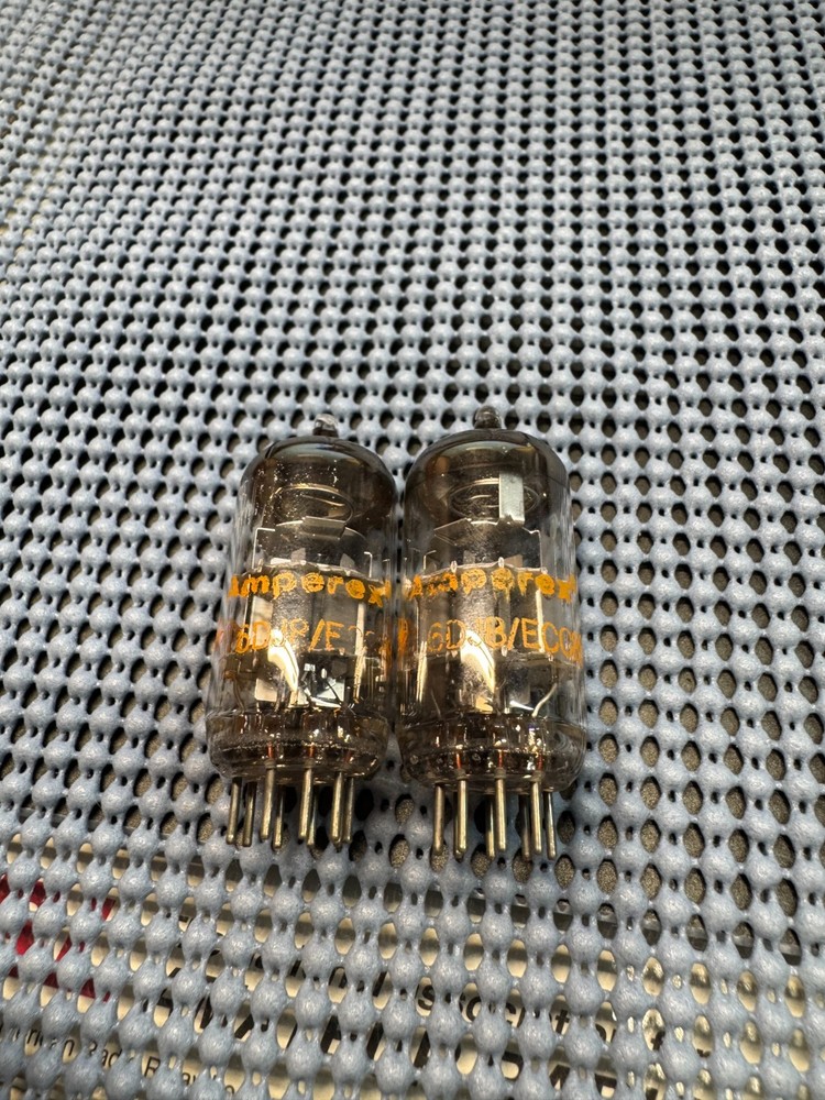 6DJ8 AMPEREX 6DJ8 ECC88 TRIODE HOLLAND AUDIO AMPLIFIER TUBES