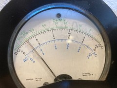 Lot of 5 Analog Panel Meters Western Electric