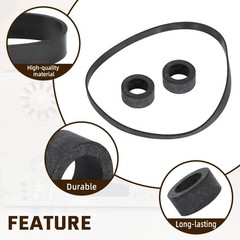 2 Pinch Roller Tires Replacement & Belt For Pioneer RT-909 RT-901 Reel To Reel