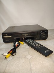 Sharp VC-A353U 4-Head VHS Video Cassette Player Multi-Language OSD Tested(Video)