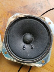 Working Vintage Pair 3″ HiFi closed back Tweeter Speakers L.S 3watts 8ohm Japan