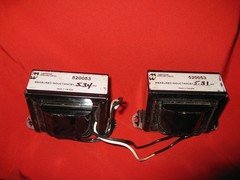 PAIR Choke Filter Inductors 5 HY (5.34,5.31 Henry) Hammond Mfg. 5200253