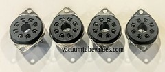 4 pcs 8 PIN Vacuum Tube Socket Bottom Mount 1 1/2″ centers McIntosh MC60 PT8250