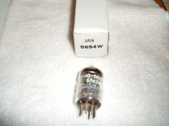 (1) GE JAN 5654W 6AK5 Vintage Radio Audio VACUUM TUBE Hickok 539C Tested