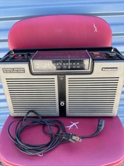 PANASONIC SPACER FM-AM RADIO STEREO 8 TRACK PLAYER RF-7100 Tested Works Great