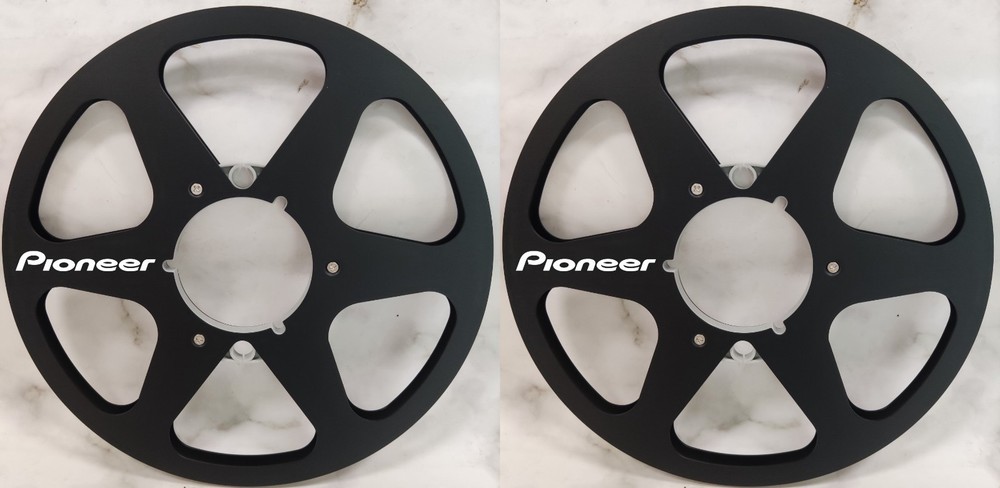 One Pair 10.5” black Pioneer Tape reel High Quality Aluminum Take Up Reel