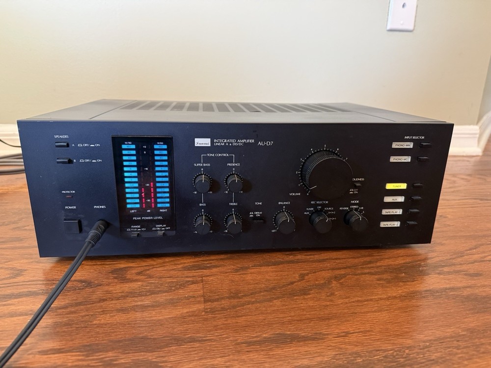 SANSUI AU-D7 Integrated Amplifier – New Lights