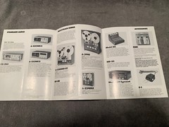 TEAC A-3440 3300SX Etc. Vintage Reel to Reel player Brochure