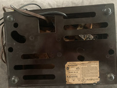 VINTAGE RCA VICTOR 1950 TURN TABLE MODEL 45 J-2. 1 OWNER. WORKS. “NICE”