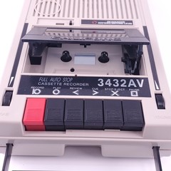 Califone 3432AV Vintage Auto Stop Cassette Recorder Audio Tape Player TESTED